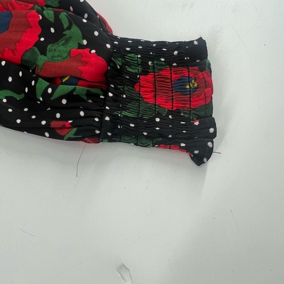 FREE PEOPLE Morning Light Poppy Dress Women's Size 6 - Picture 9 of 15